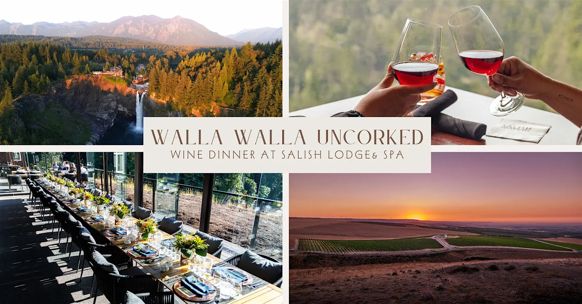 Walla Walla Uncorked: A Wine Dinner at Salish Lodge